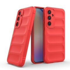 Samsung Galaxy A35 Kılıf Esnek TPU Oyuklu Arka Yüzey Tasarımlı Etnik Silikon Kapak