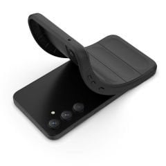 Samsung Galaxy A35 Kılıf Esnek TPU Oyuklu Arka Yüzey Tasarımlı Etnik Silikon Kapak