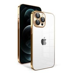 iPhone 12 Pro Max Kılıf Kamera Korumalı Renkli Çerçeveli Garaj Kapak