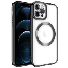 iPhone 11 Pro Max Kılıf Magsafe Wireless Şarj Özellikli Setro Silikon