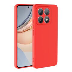Xiaomi 14T Pro Kılıf Kamera Korumali Mara Lansman Kapak Kırmızı