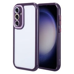 Samsung Galaxy S23 Kılıf Kamera Korumalı Renkli Kenar ve Çerçeve Tasarımlı Vitamin Kapak