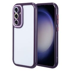 Samsung Galaxy S23 Kılıf Kamera Korumalı Renkli Kenar ve Çerçeve Tasarımlı Vitamin Kapak