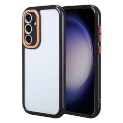 Samsung Galaxy S23 Kılıf Kamera Korumalı Renkli Kenar ve Çerçeve Tasarımlı Vitamin Kapak