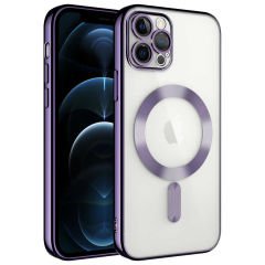 iPhone 12 Pro Max Kılıf Kamera Korumalı Kablosuz Wireless Şarj Özellikli Demre Kapak