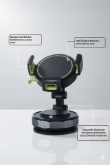 Ultra Güçlü Mıknatıslı Magsafe Uyumlu Çift Fonksiyonlu Akrobat Katlanır Araç İçi Telefon Tutucu Ayna-Cam-Düz Zeminler İçin