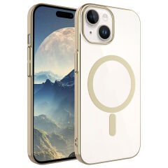 iPhone 15 Kılıf Wireless Şarj Özellikli Pixel Magsafe Kapak