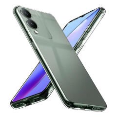 Vivo Y17S Kılıf Kamera Korumali Süper Silikon Kapak