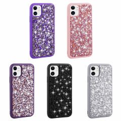 iPhone 11 Kılıf Parlak Taşlı Tasarım Linea Kapak kılıf