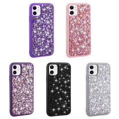 iPhone 11 Kılıf Parlak Taşlı Tasarım Linea Kapak kılıf