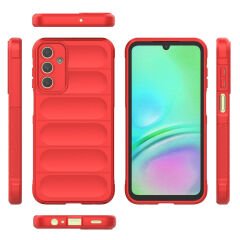 Samsung Galaxy A15 Kılıf Esnek TPU Oyuklu Arka Yüzey Tasarımlı Etnik Silikon Kapak