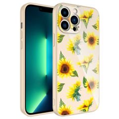 iPhone 11 Pro Max Kılıf Kamera Korumalı Desenli Sert Silikon Epoksi Kapak
