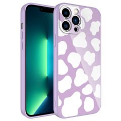 iPhone 11 Pro Max Kılıf Kamera Korumalı Desenli Sert Silikon Epoksi Kapak