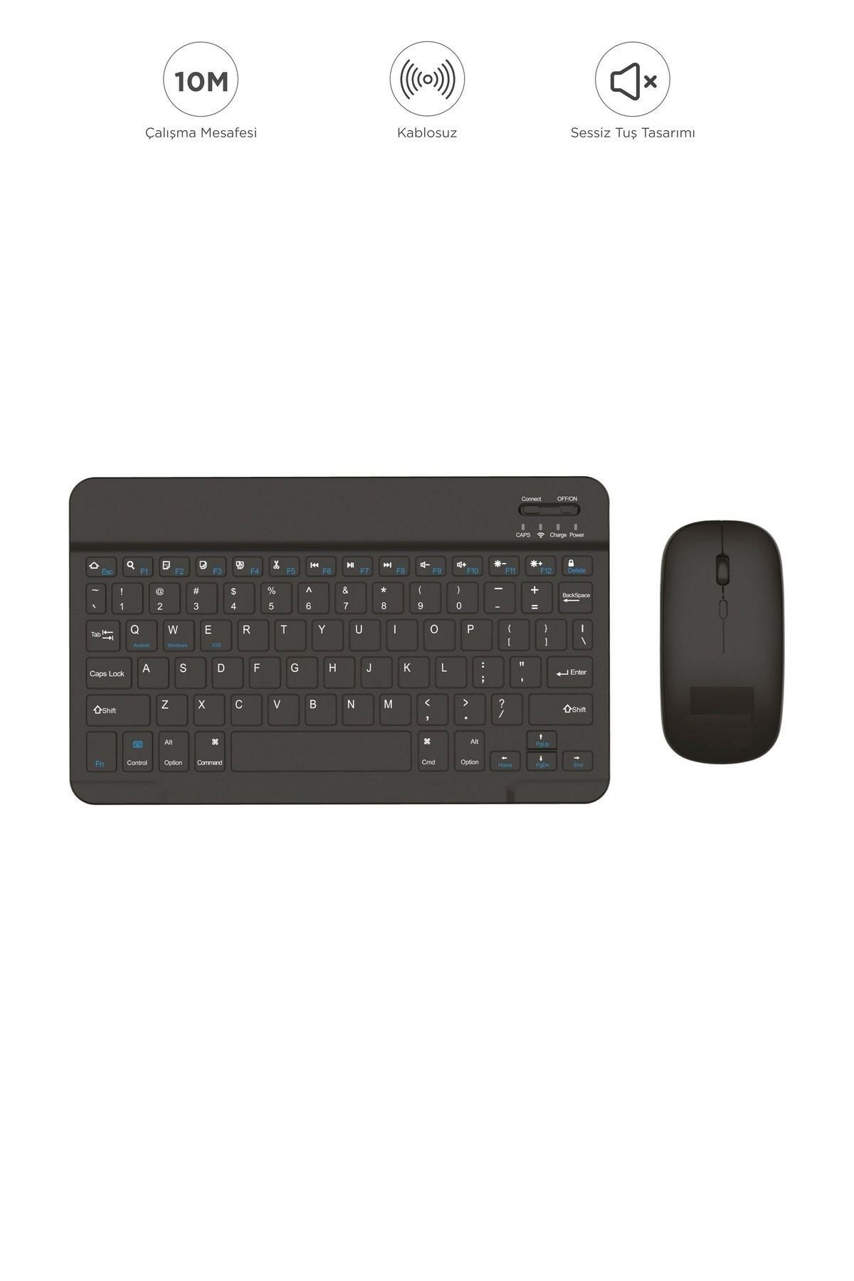 TMK-04 Bluetooht Kablosuz Klavye Mouse Seti