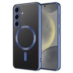 Samsung Galaxy S24 Plus Kılıf Kamera Korumalı Kablosuz Wireless Şarj Özellikli Demre Kapak