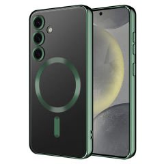 Samsung Galaxy S24 Plus Kılıf Kamera Korumalı Kablosuz Wireless Şarj Özellikli Demre Kapak