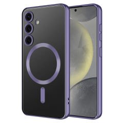 Samsung Galaxy S24 Plus Kılıf Kamera Korumalı Kablosuz Wireless Şarj Özellikli Demre Kapak