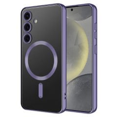 Samsung Galaxy S24 Plus Kılıf Kamera Korumalı Kablosuz Wireless Şarj Özellikli Demre Kapak