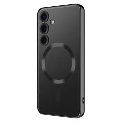 Samsung Galaxy S24 Plus Kılıf Kamera Korumalı Kablosuz Wireless Şarj Özellikli Demre Kapak