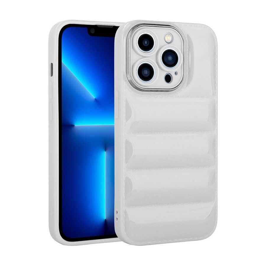 iPhone 12 Pro Max Kılıf Kamera Korumalı Parlak Airbag'li Galya Kapak