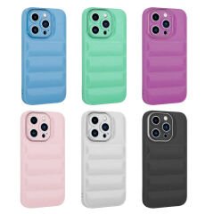iPhone 12 Pro Max Kılıf Kamera Korumalı Parlak Airbag'li Galya Kapak