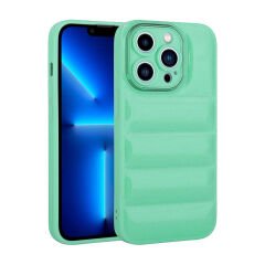iPhone 12 Pro Max Kılıf Kamera Korumalı Parlak Airbag'li Galya Kapak
