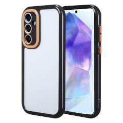 Samsung Galaxy A55 Kılıf Kamera Korumalı Renkli Kenar ve Çerçeve Tasarımlı Vitamin Kapak