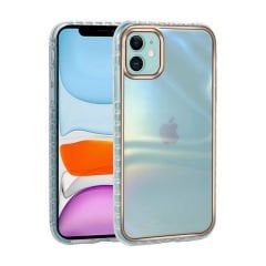 iPhone 11 Kılıf Desenli Parlayan Transparan Avva Kapak