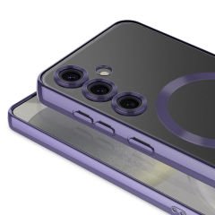 Samsung Galaxy S24 Kılıf Kamera Korumalı Kablosuz Wireless Şarj Özellikli Demre Kapak