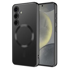 Samsung Galaxy S24 Kılıf Kamera Korumalı Kablosuz Wireless Şarj Özellikli Demre Kapak