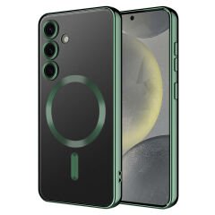 Samsung Galaxy S24 Kılıf Kamera Korumalı Kablosuz Wireless Şarj Özellikli Demre Kapak