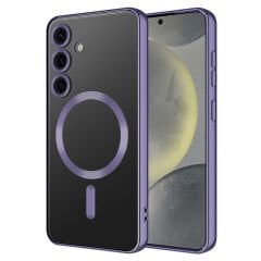 Samsung Galaxy S24 Kılıf Kamera Korumalı Kablosuz Wireless Şarj Özellikli Demre Kapak