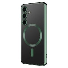 Samsung Galaxy S24 Kılıf Kamera Korumalı Kablosuz Wireless Şarj Özellikli Demre Kapak