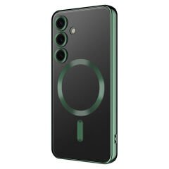 Samsung Galaxy S24 Kılıf Kamera Korumalı Kablosuz Wireless Şarj Özellikli Demre Kapak