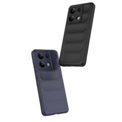 Xiaomi Redmi Note 13 4G Kılıf Esnek TPU Oyuklu Arka Yüzey Tasarımlı Etnik Silikon Kapak