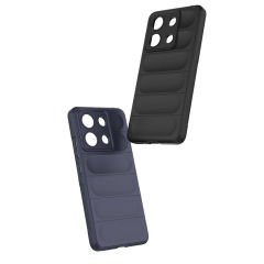 Xiaomi Redmi Note 13 4G Kılıf Esnek TPU Oyuklu Arka Yüzey Tasarımlı Etnik Silikon Kapak