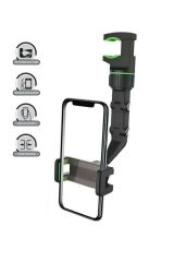 014 360° Telefon Tutucu Dikiz Aynası Evrensel 360° Dönen Araba Telefon Tutucusu