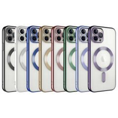 iPhone 11 Pro Max Kılıf Kamera Korumalı Kablosuz Wireless Şarj Özellikli Demre Kapak