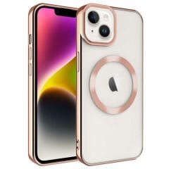iPhone 14 Kılıf Magsafe Wireless Şarj Özellikli Setro Silikon