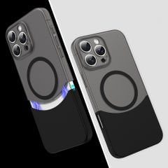 iPhone 16 Pro Max Kablosuz Şarj Destekli Kılıf Mıknatıslı Duble Kapak