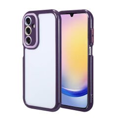 Samsung Galaxy A25 Kılıf Kamera Korumalı Renkli Kenar ve Çerçeve Tasarımlı Vitamin Kapak