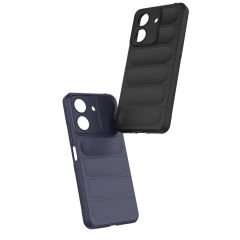 Xiaomi Poco C65 Kılıf Esnek TPU Oyuklu Arka Yüzey Tasarımlı Etnik Silikon Kapak