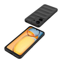 Xiaomi Poco C65 Kılıf Esnek TPU Oyuklu Arka Yüzey Tasarımlı Etnik Silikon Kapak