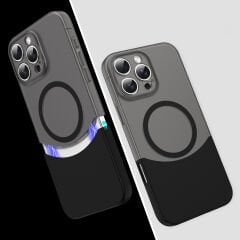 iPhone 16 Pro Kablosuz Şarj Destekli Kılıf Mıknatıslı Duble Kapak