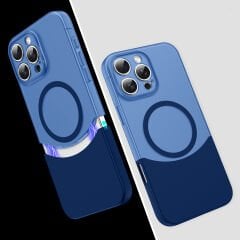 iPhone 16 Pro Kablosuz Şarj Destekli Kılıf Mıknatıslı Duble Kapak