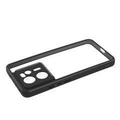 Xiaomi Mi 13T Kılıf Kamera Korumalı Şeffaf Arka Yüzey New Roll Kapak