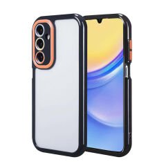 Samsung Galaxy A15 Kılıf Kamera Korumalı Renkli Kenar ve Çerçeve Tasarımlı Vitamin Kapak