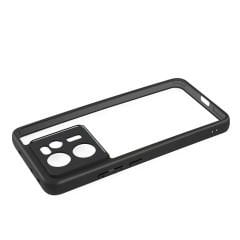 Xiaomi Mi 13T Pro Kılıf Kamera Korumalı Şeffaf Arka Yüzey New Roll Kapak