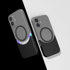 iPhone 16 Plus Kablosuz Şarj Destekli Kılıf Mıknatıslı Duble Kapak