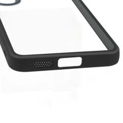 Samsung Galaxy S24 Plus Kılıf Kamera Korumalı Şeffaf Arka Yüzey New Roll Kapak